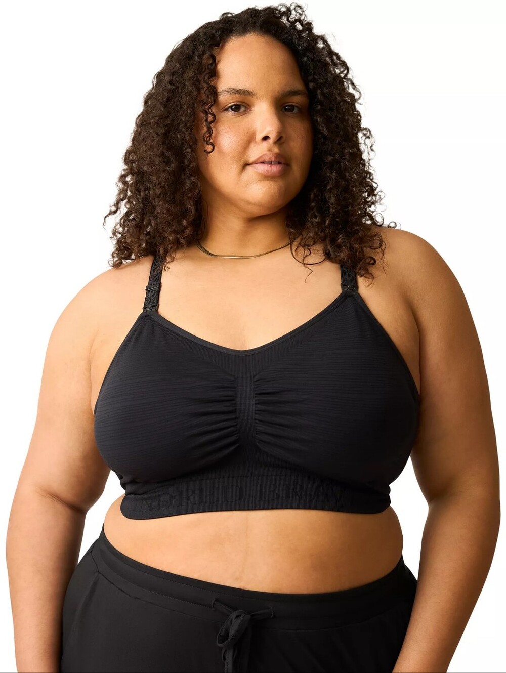 Kindred Bravely Maternity Sublime HandsFree Pumping & Nursing Bra Black XL Busty